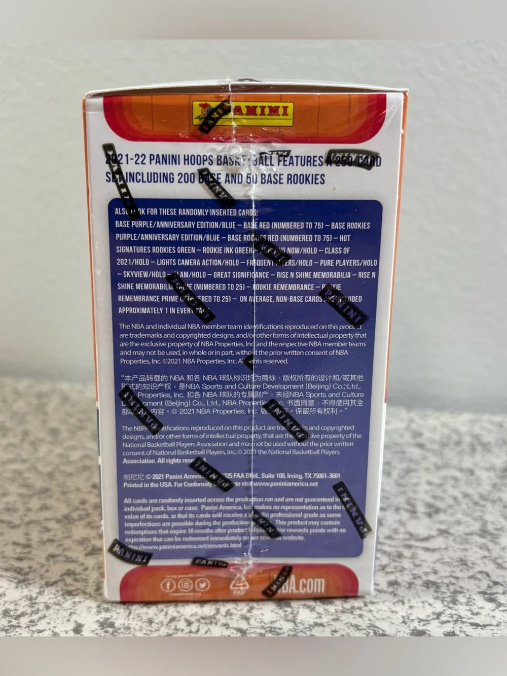 2021-22 Panini NBA Hoops Blaster Box NBA Basketball Cards New Sealed
